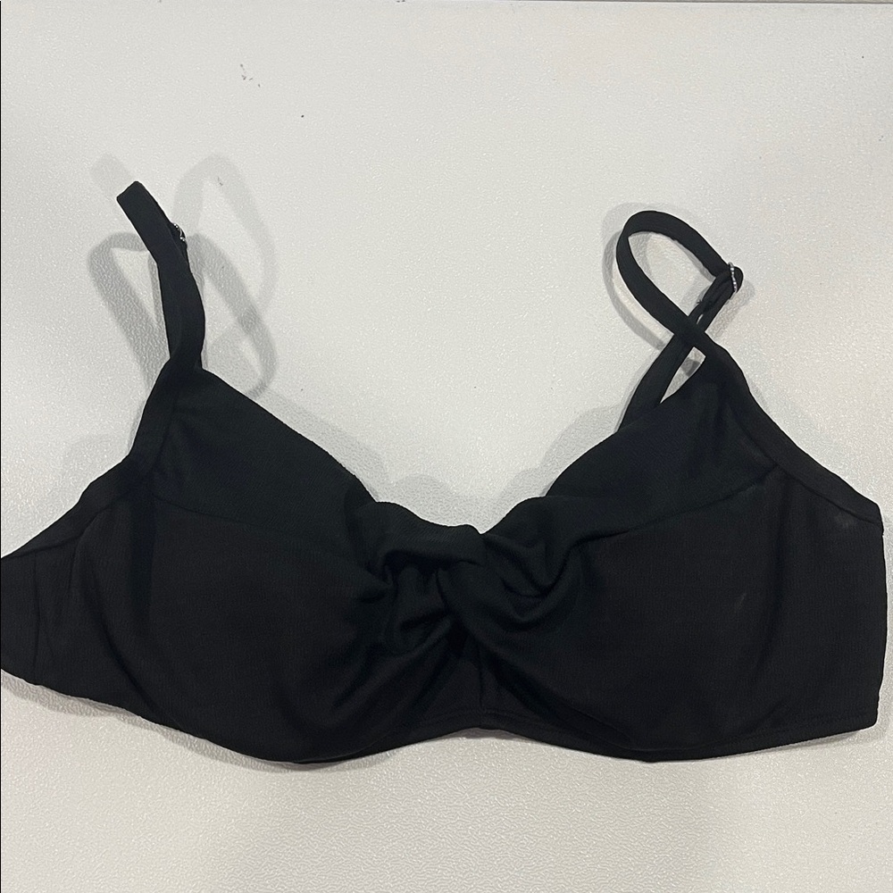 Cupshe Classic Black Bra